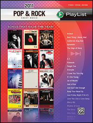 2011 Pop and Rock Sheet Music Playlist piano sheet music cover